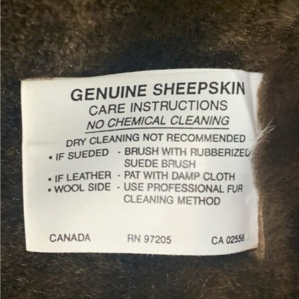 Vintage Danier Sheepskin Jacket Coat - Picture 11 of 11
